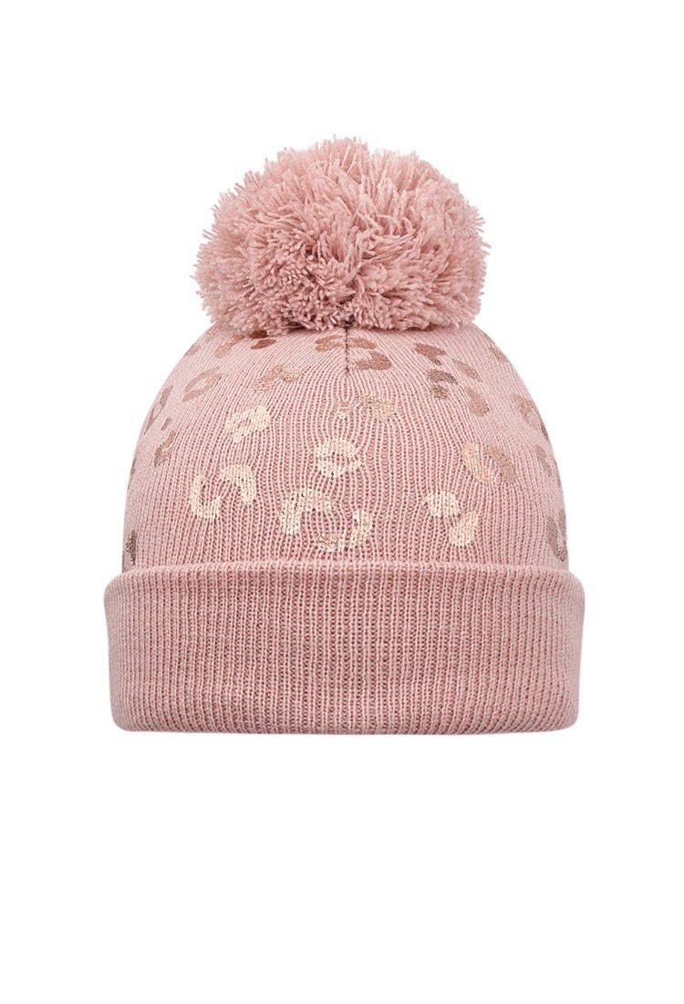 Muts tijgerprint pompom