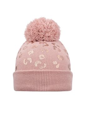 Muts tijgerprint pompom