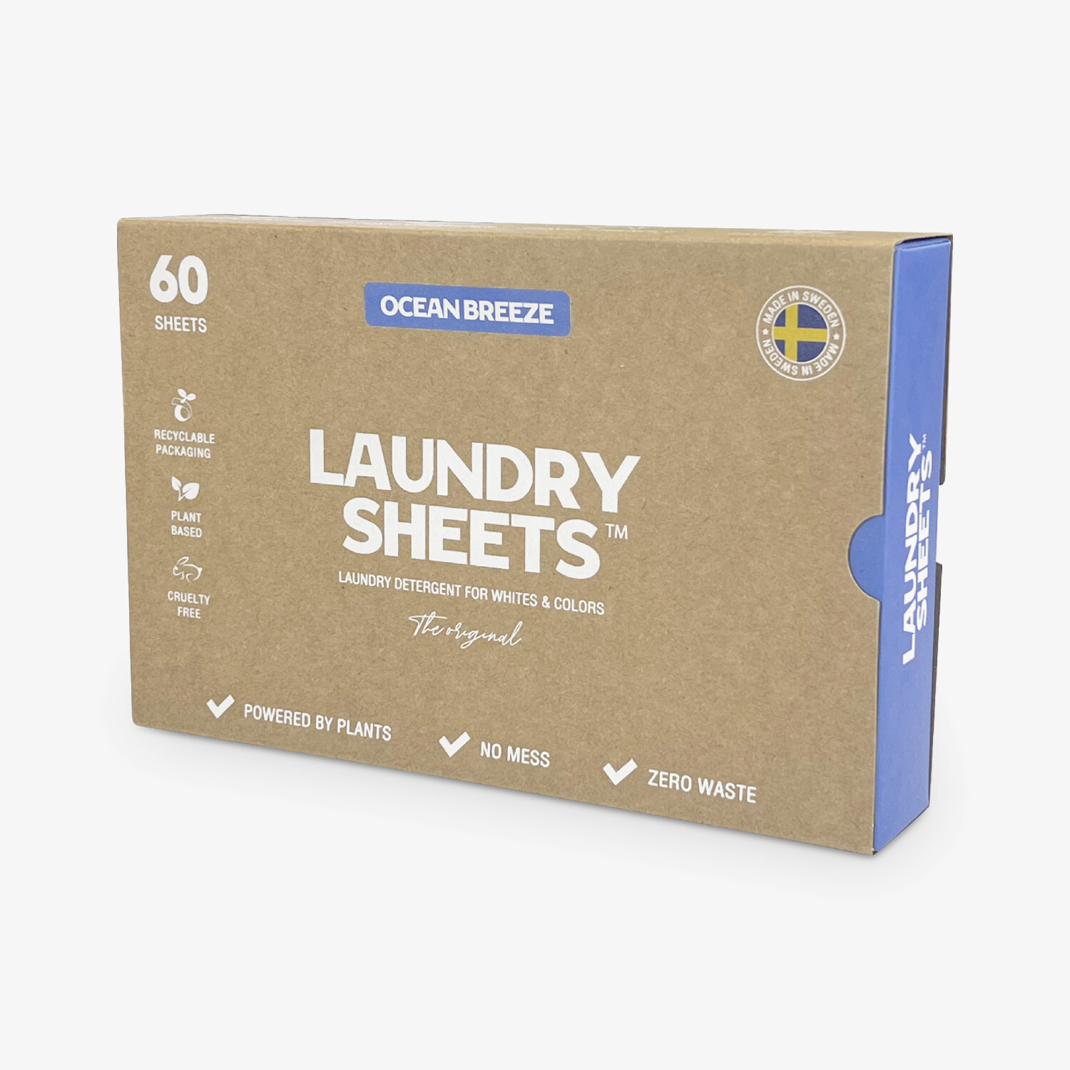 Wasstrips Ocean Breeze - Laundry Sheets - 60 wasbeurten