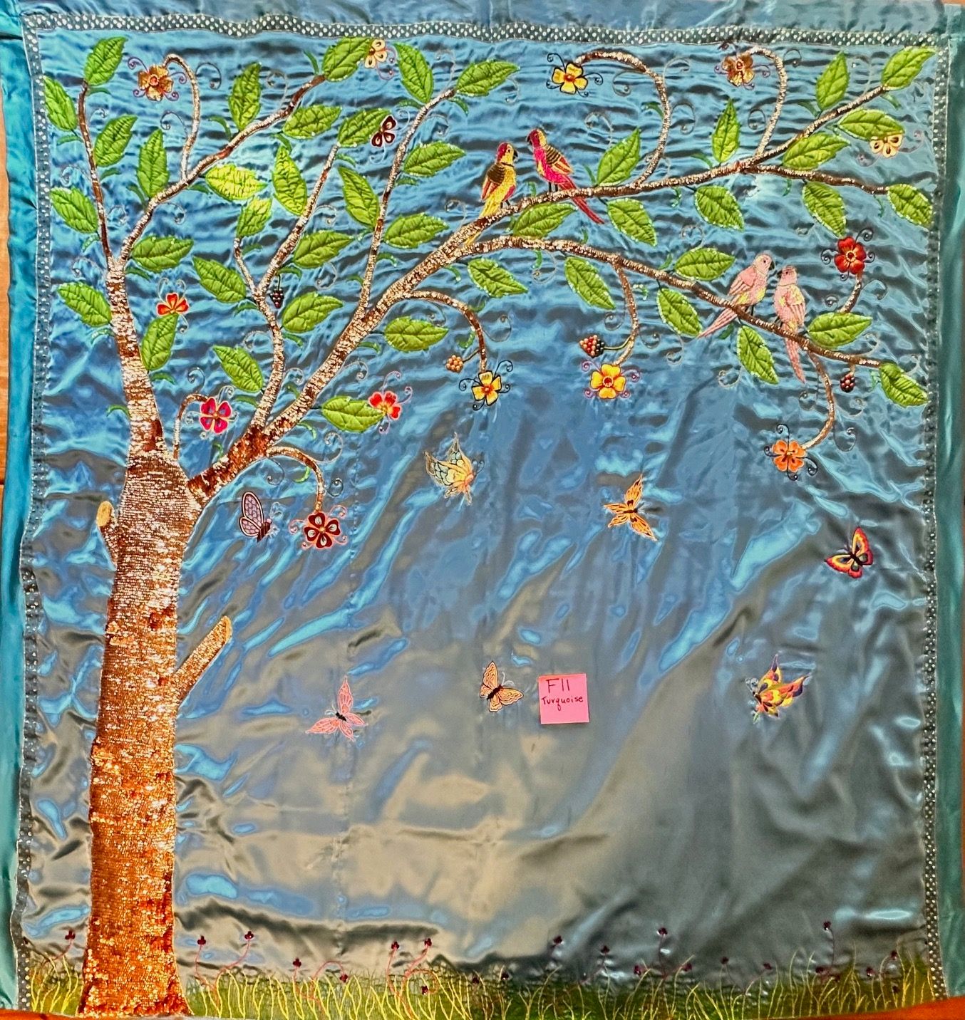 ZZ Backdrop F-11 Turquoise