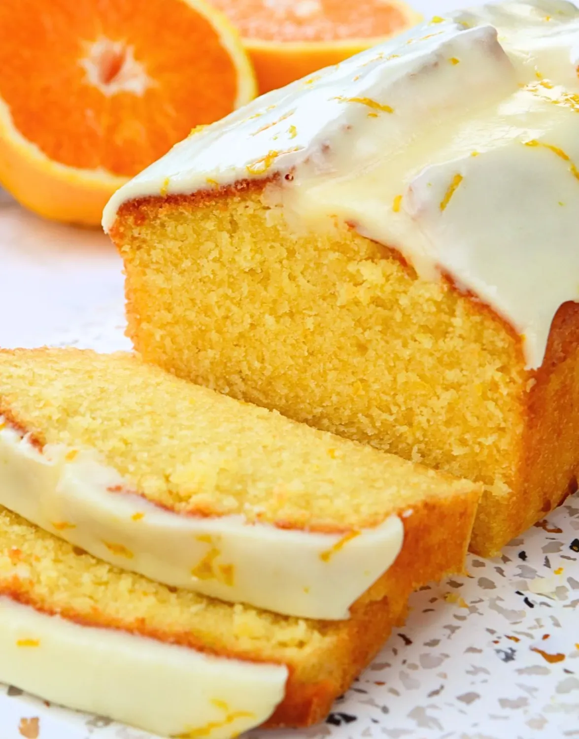 Y Mini Citrus Loaf Cake - Lemon Frosting -VEGAN