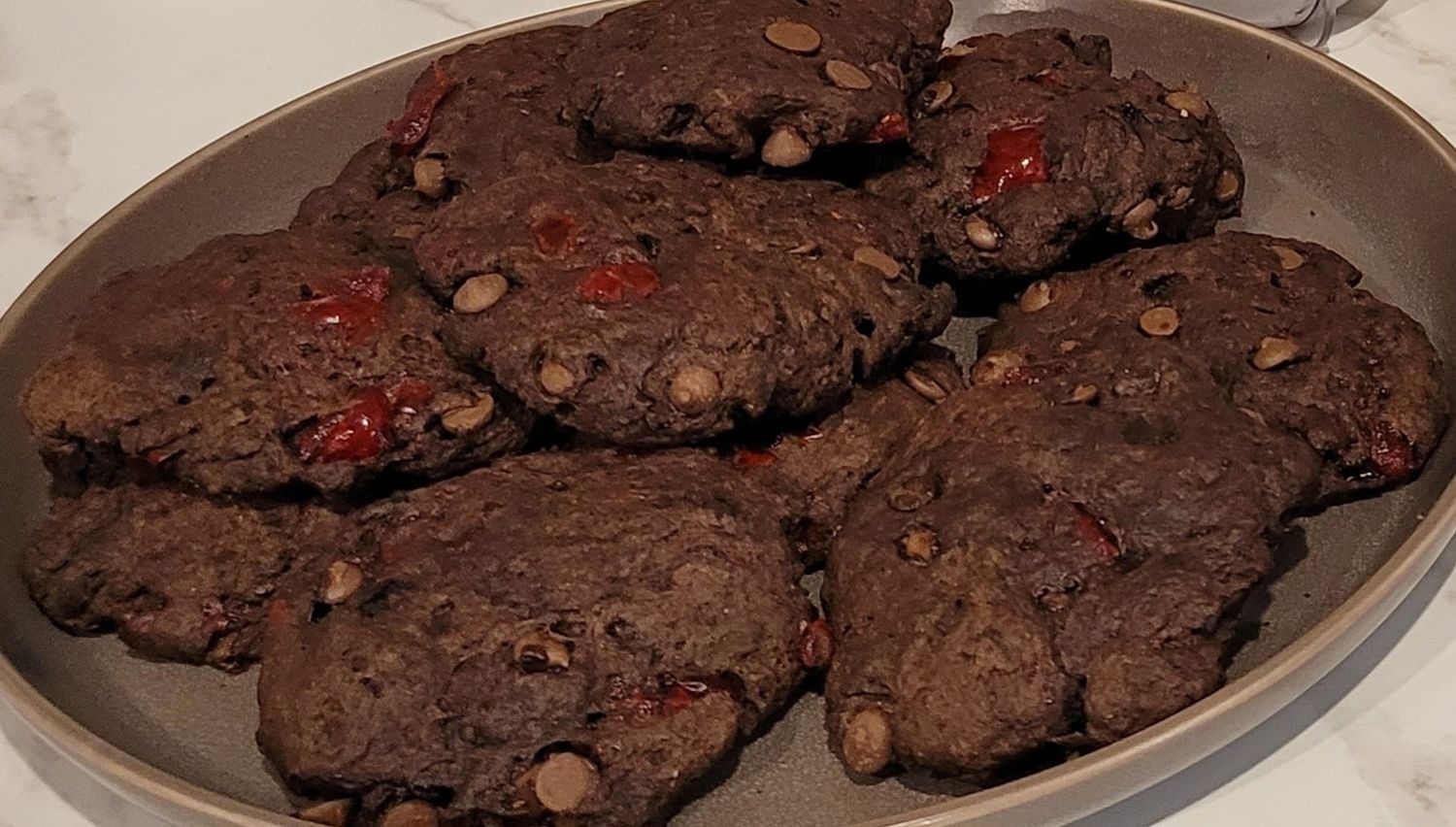 Extra Large Carob Chip Cookies - Vegan