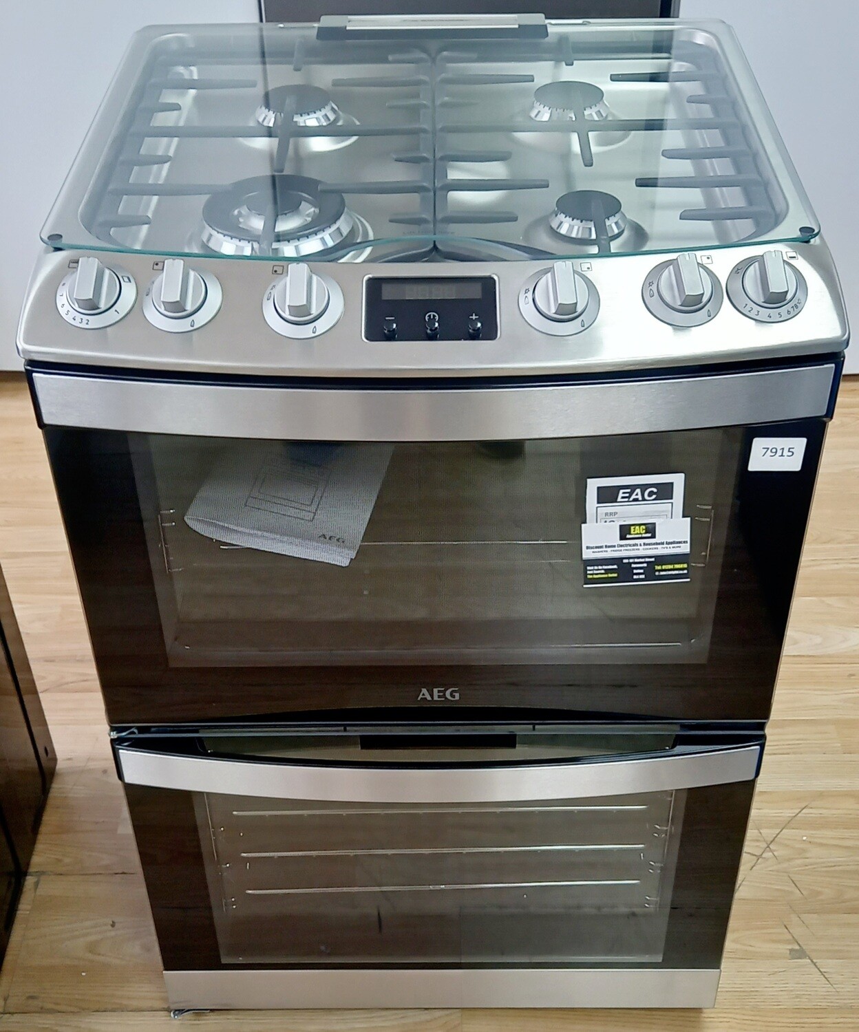 aeg freestanding double oven