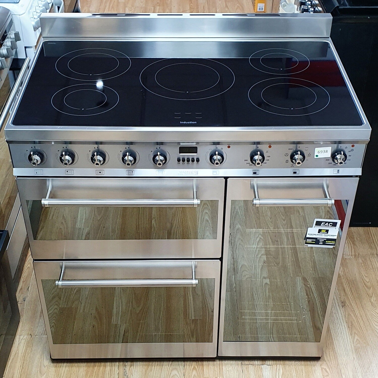 smeg sy93i 90cm symphony induction range cooker