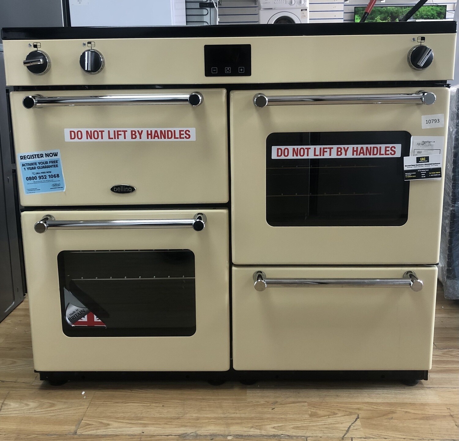 BELLING Kensington 100Ei CRM 100 cm Electric Induction Range Cooker