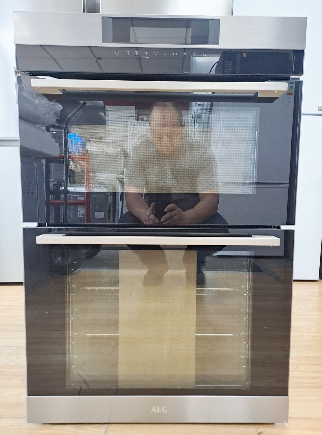 AEG DCK731110M SurroundCook Built-In Double Oven - Stainless Steel