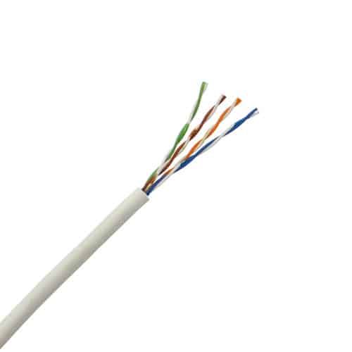 Cat 6 utp binnenkabel wit per meter