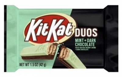 Kit Kat Duos Dark Chocolate Mint 42 Gr