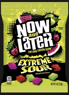 Now And Later EXTREME SOUR MIX 113 gr