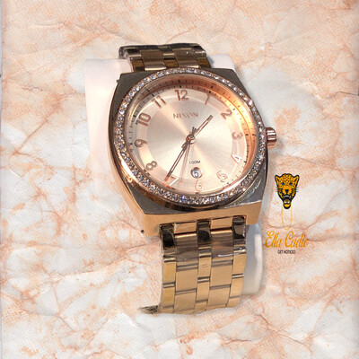Nixon Rose Gold Watch 