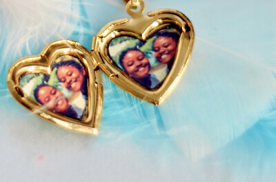 Gold Picture Pendant Only