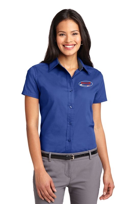 Port Authority® Ladies Short Sleeve Easy Care Shirt.  Available in 2 colors.