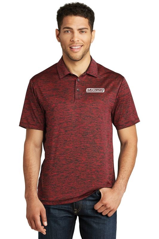 Sport-Tek® PosiCharge® Electric Heather Polo  Available in 7 colors.
