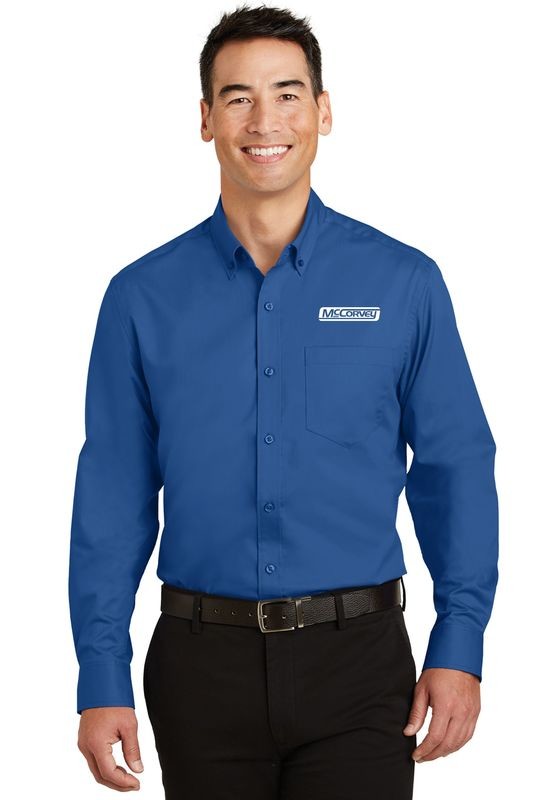 Port Authority® SuperPro™ Twill Shirt.  Available in 8 colors.