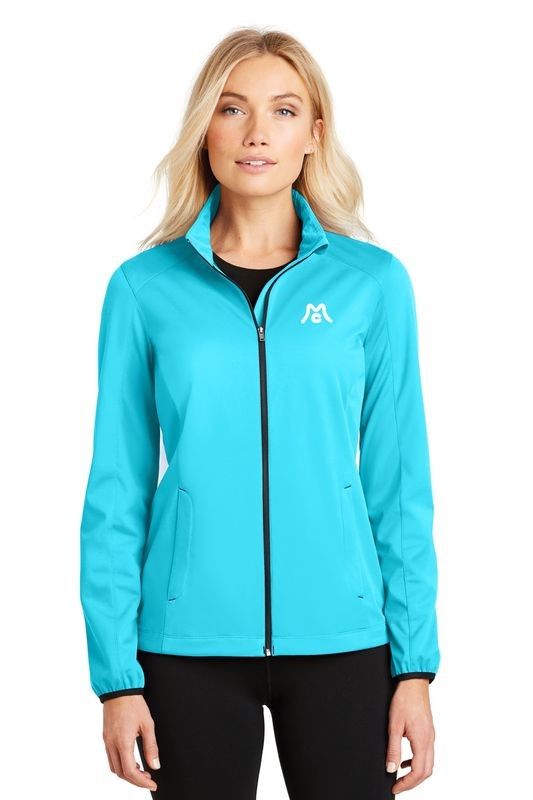 Port Authority® Ladies Active Soft Shell Jacket.  Available in 6 colors.