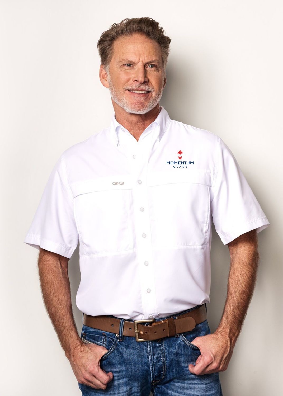 GameGuard. White MicroFiber Shirt.