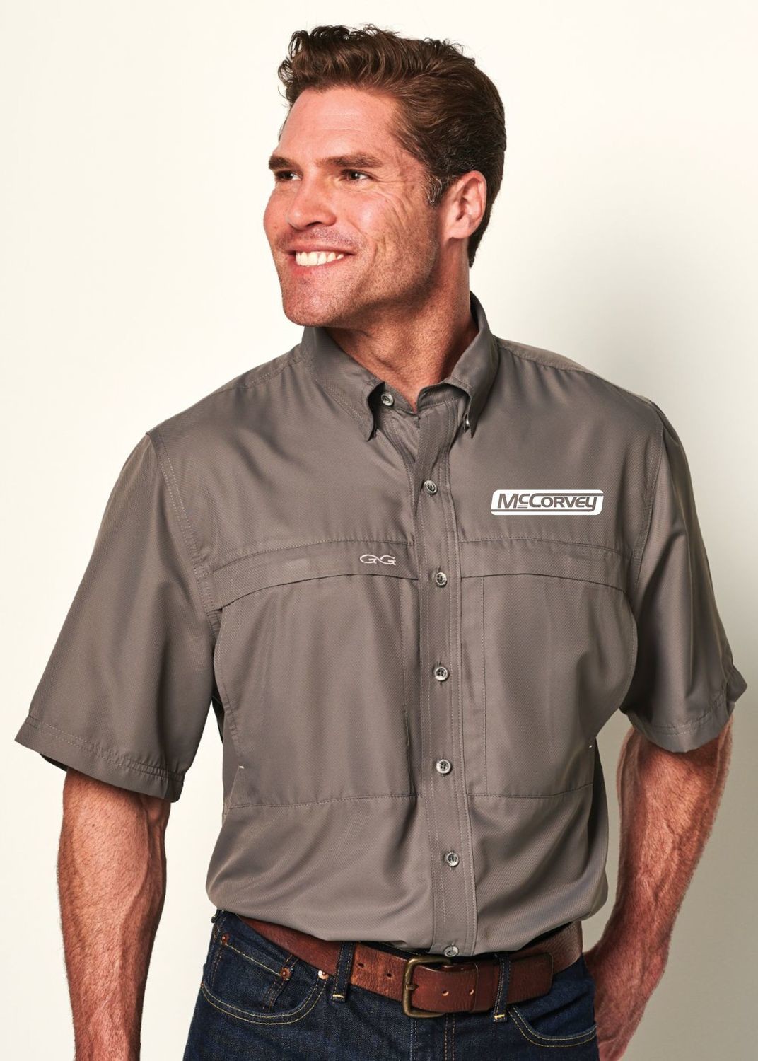 GameGuard.  GunMetal MicroFiber Shirt.