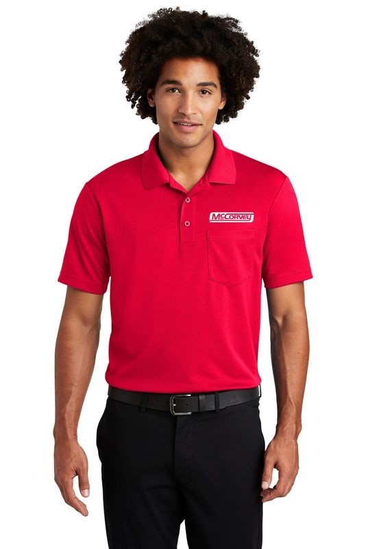Sport-Tek ® PosiCharge ® RacerMesh ® Pocket Polo - with Pocket on Left Chest. Available in 6 colors.