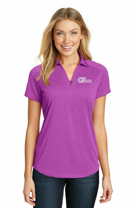 Port Authority® Ladies Digi Heather Performance Polo.  Available in 5 colors.