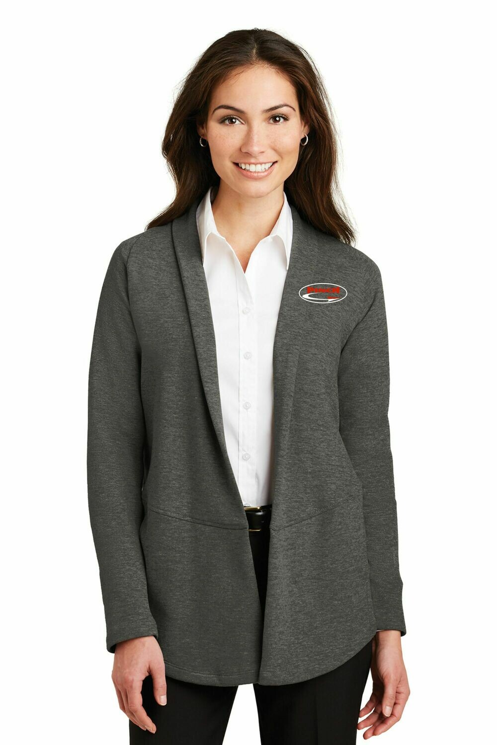 Port Authority® Ladies Interlock Cardigan.