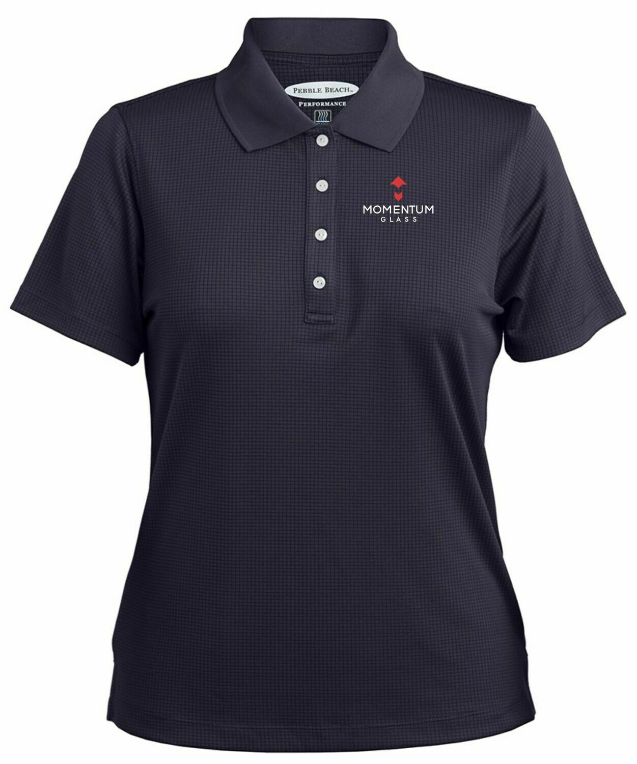 Pebble Beach Grid Texture Polo - Available in 2 colors