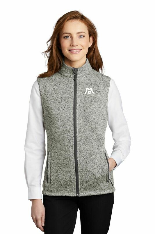 L236
Port Authority ® Ladies Sweater Fleece Vest.  Available in 3 colors.