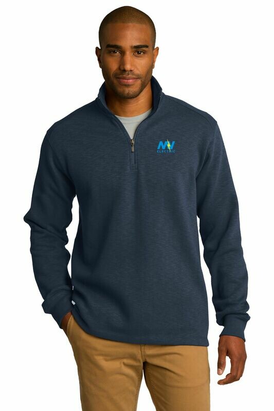 Port Authority® Slub Fleece 1/4-Zip Pullover
