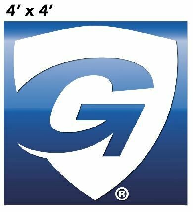 4' X 4' emblem banner