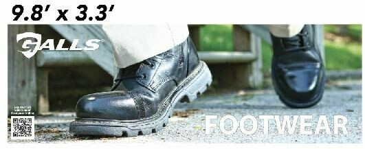 9'8" x 3'3" Footwear