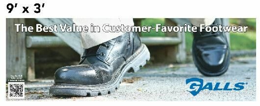 9' x 3' Galls Footwear