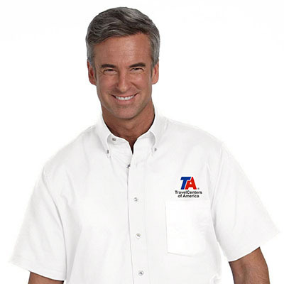 Men&#39;s Short Sleeve Button Down Oxford