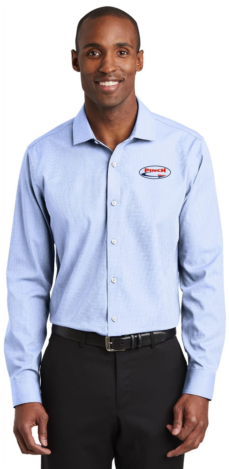 Red House® Nailhead Non-Iron Shirt - Available in 3 colors, Color: Blue Pearl
