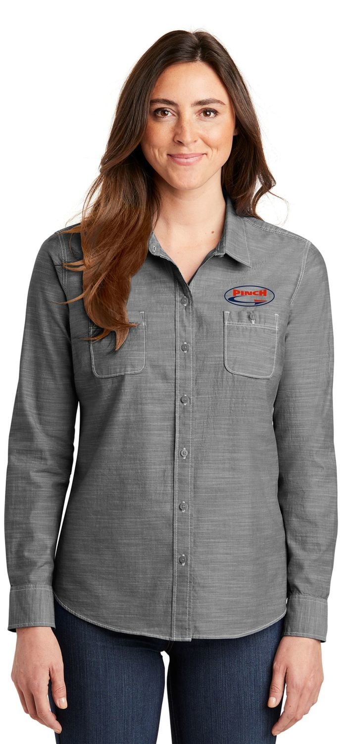 Port Authority® Ladies Slub Chambray Shirt