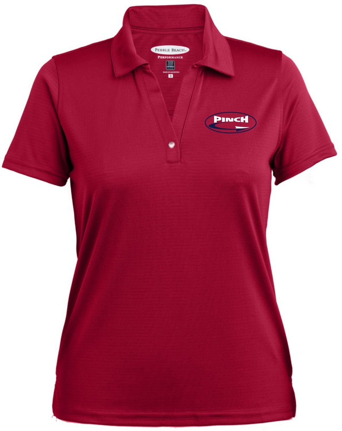 Ladies Pebble Beach Polo® - Available in 3 colors, Color: Crimson Red
