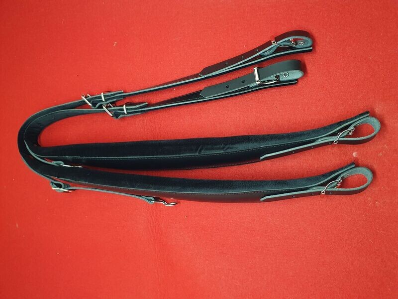 Pair of Straps No.50 Length 42" Black