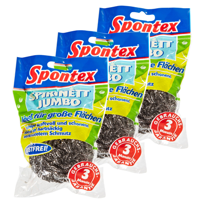 Spontex Jumbo Edelstahlspirale 3 Stk