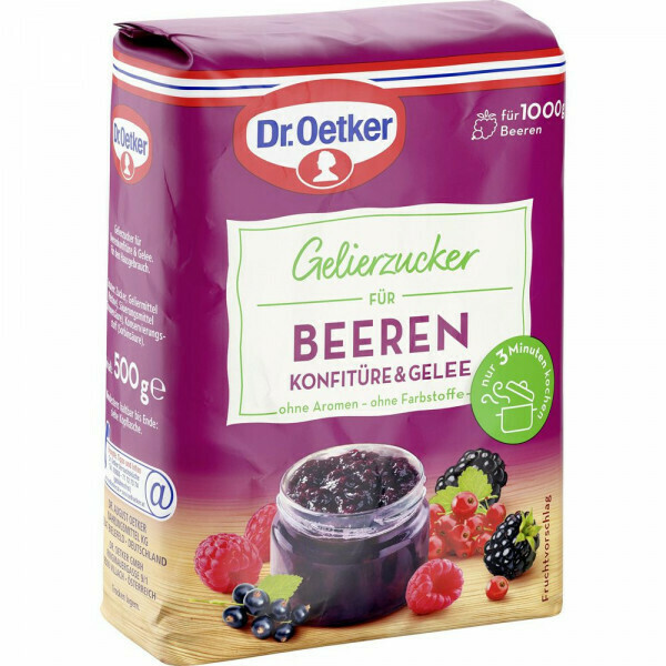 Dr. Oetker Gelierzucker Beerenkonfitüre 500 g