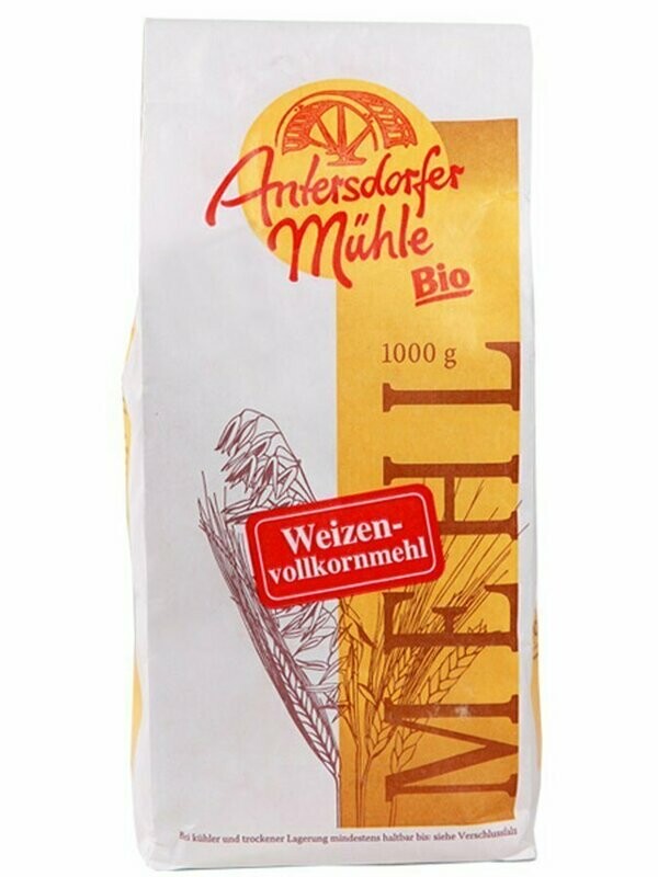 Bio Weizenmehl Vollkorn 1 kg