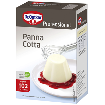 Dr. Oetker Dessertpulver Panna Cotta - 1,10 kg Karton