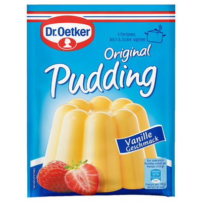 Dr. Oetker Pudding Vanille  Puddingpulver 37 g Beutel