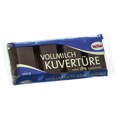 Wawi Kuvertüre Vollmilch 200 g