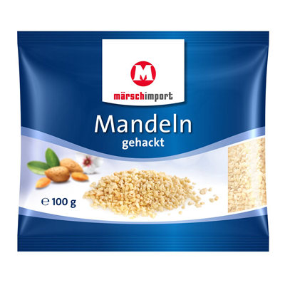 Märsch Import Mandeln gehackt 100 g Märsch Import Mandeln gehackt 100 g