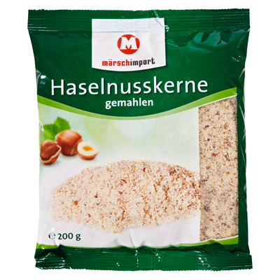 Märsch Import Haselnusskerne gemahlen 200 g