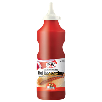 P&W Dänischer Hot Dog Ketchup 900 ml
