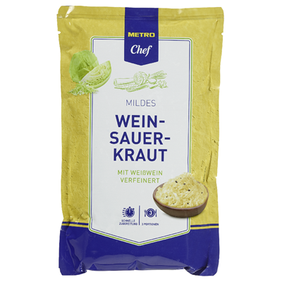METRO Chef mildes Weinsauerkraut 520 g