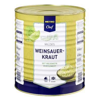 METRO Chef mildes Weinsauerkraut 10,2 l