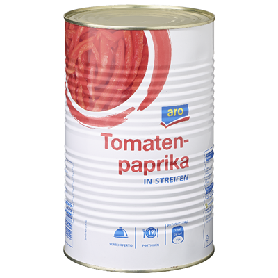 ARO Tomatenpaprikastreifen  4,25 l