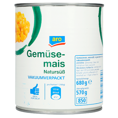 ARO Gemüsemais 850 ml