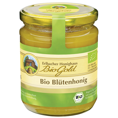 Erlbacher Honighaus Bio Blütenhonig 500 g