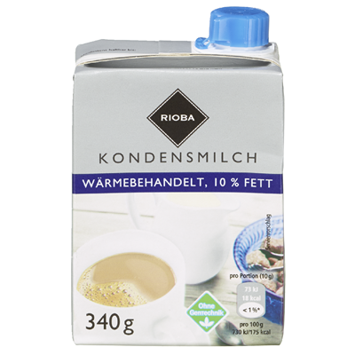 Rioba Kondensmilch 10 % Fett  340 g